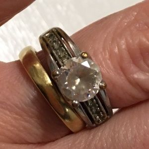 RSC vintage cubic zirconia ring. Good condition
